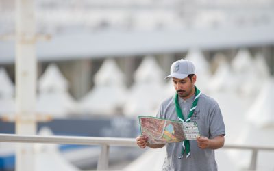 أكثر من 4000 كشاف وجوال يبدؤون مسح مشعري منى وعرفات 19 IMG 20240610 WA0108