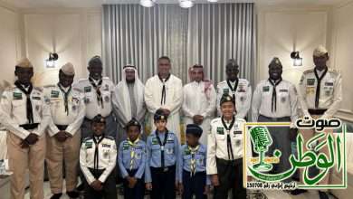 فيما قلد المنديل الكشفي للفريق ..قائد الكشافة الموريتانية يشيد بجهود كشافة شباب مكة 5 IMG 20250410 WA0098