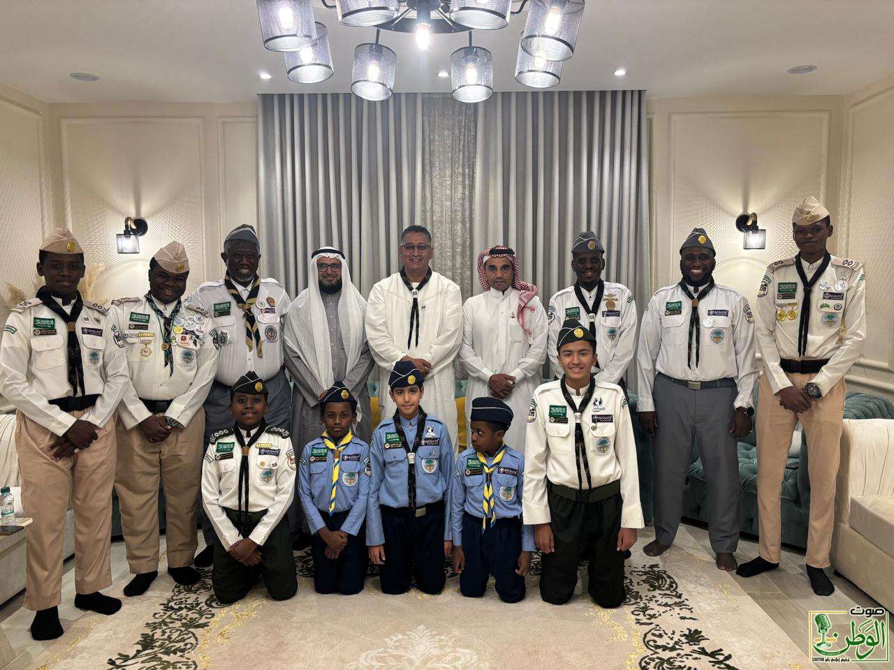فيما قلد المنديل الكشفي للفريق ..قائد الكشافة الموريتانية يشيد بجهود كشافة شباب مكة 1 IMG 20250410 WA0098