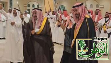 آل السيف يزفون الدكتور فيصل للقفص الذهبي 3 IMG 20250411 WA0103