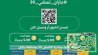 تماشياً مع مبادرة امش 30 جازان تمشي عبر اكثر من 25 موقع بالمحافظات والمراكز 15 IMG 20250423 WA0198