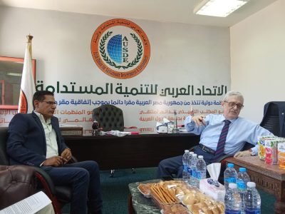 إجتماع أمين العربي للتنمية برئيس مكتب الإتحاد بمحافظة البحيرة ونائبته 7 IMG 20250903 WA0226