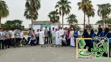 مكتب البيئة والمياه والزراعة بأحد المسارحة ينفذ مبادرة تشجير حديقة حطين 29 IMG 20250918 WA0121